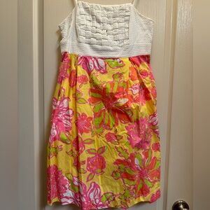 EUC Size 8 Lilly Pulitzer Betsey Strapless Dress